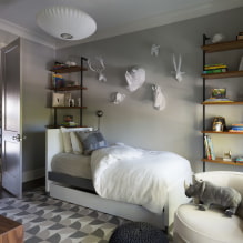 The interior of the nursery in gray: photo review of the best solutions-0