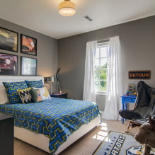 The interior of the nursery in gray: photo review of the best solutions-2