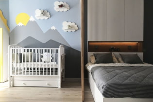 Ideas and tips for decorating a bedroom and a nursery in the same room