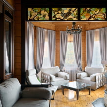 How to create a harmonious living room design in a private house? -5