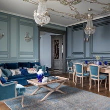 Living room interior in classic style: actual photos and ideas-1