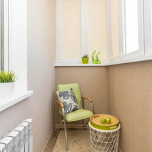 Balcony in Khrushchev: real examples and photos-5