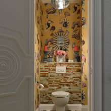 How to create a modern toilet design in Khrushchev? (40 photos) -6