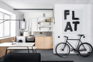 How to correctly decorate a loft-style interior in Khrushchev?