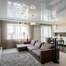 How to choose chandeliers for stretch ceilings? (50 photos) -7