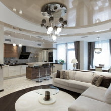 How to choose chandeliers for stretch ceilings? (50 photos) -8