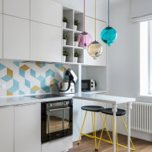 Features of choosing a chandelier for the kitchen (50 photos) -7