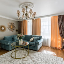 How to choose a chandelier for the living room? (47 photos in the interior of the hall) -1