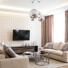 How to choose a chandelier for the living room? (47 photos in the interior of the hall) -2