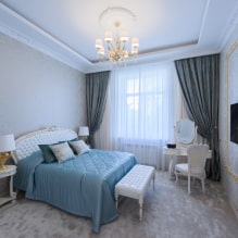 Chandeliers in the bedroom: how to create comfortable lighting (45 photos) -0