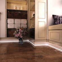 Floor lighting in an apartment: a photo, how to do it yourself-1