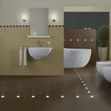 Floor lighting in an apartment: a photo, how to do it yourself-8