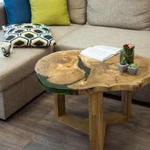 Epoxy resin table: types, MK for production with video (50 photos) -1