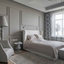 All about the use of gray in the interior of bedroom-1