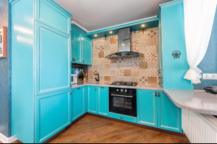 Turquoise kitchen: 60+ interior photos, design ideas