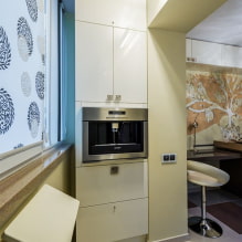 Kitchen on the balcony: design examples and 36 photos-5