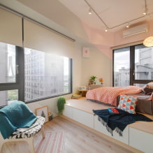 Podium bed: a review of the best solutions, 45 photos in the interior-6