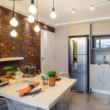 Kitchen design 10 sq m - real photos in the interior and design tips-7