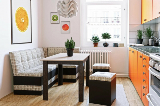 Kitchen corner: photos, types and features of choice