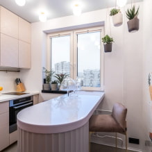 How to equip a kitchen 3 by 3 meters? 40 photos and design options-4