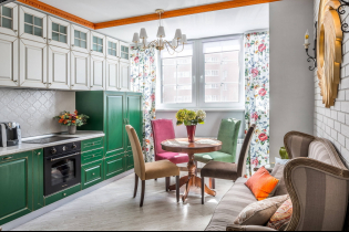 How to arrange furniture in the kitchen? Best options and placement rules