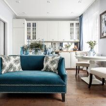 How to arrange furniture in the kitchen? Best options and placement rules-2