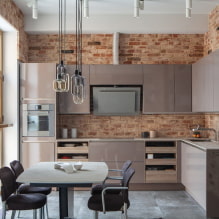 How to arrange furniture in the kitchen? Best options and placement rules-3