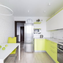 How to arrange furniture in the kitchen? Best options and placement rules-6