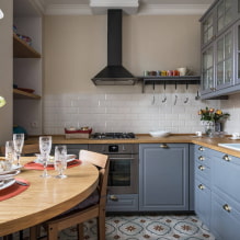 Kitchen in Khrushchev: current design, 60 photos in the interior-2