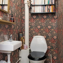 How to hide pipes in the toilet: options and instructions with photos and videos-3