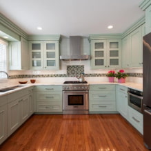 All about the design of the U-shaped kitchen (50 photos) -0