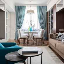 Living room design 17 sq m - design tips and photos in the interior-2