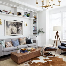 Living room design 17 sq m - design tips and photos in the interior-4