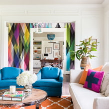 Options for arranging furniture in the living room (40 photos) -0