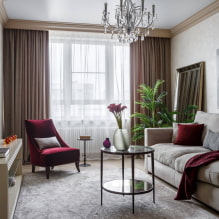 Options for arranging furniture in the living room (40 photos) -4