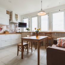 Kitchen design 14 m2 - photo in the interior and design tips-6