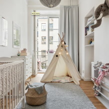 Design of a rectangular room: design features, photo in the interior-0