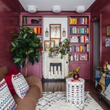 Design of a rectangular room: design features, photo in the interior-2