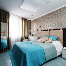 Bedroom design 15 sq m - design tips and photos in the interior-4