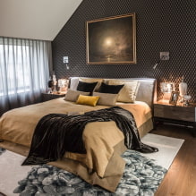 Bedroom design in a private house: real photos and design ideas-5