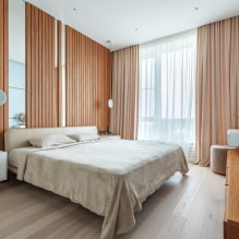 How to decorate the interior of a bedroom 20 sq m? -5