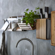 Roof rails for the kitchen: pros and cons, types, photos in the interior-5