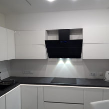 Kitchen without handles: features, pros and cons, types and photos-0