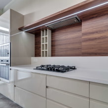 Kitchen without handles: features, pros and cons, types and photos-1