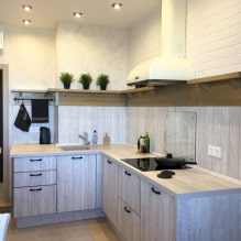 Decorating the kitchen with pvc panels: pros and cons, applications, design ideas-7