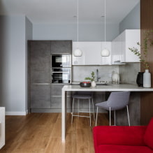 Built-in kitchen: pros and cons, types, tips for choosing-0