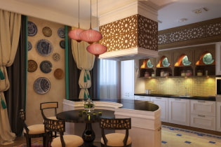 Oriental style kitchen: design tips, 30 photos