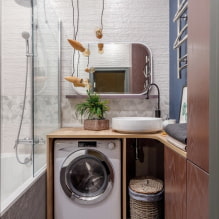 How to decorate a bathroom design 3 sq m? -3