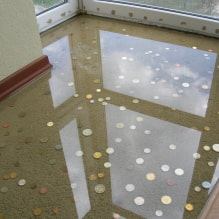 How does a self-leveling floor look in the interior of an apartment? -4