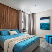 Popular color combinations in the interior of bedroom-1